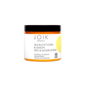 Joik Organic Sea Buckthorn & Lemon Salt & Sugar Scrub - vartalokuorinta